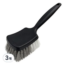Sol&Soul 短柄寬版多功能清潔刷, 黑色, 3個