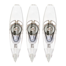 SDI 手牌 i PUSH 滾輪修正帶 CT225W, 白色, 3個