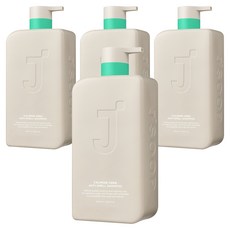 제이숲 카밍 세라 정수리 냄새 쿨 비듬 샴푸 시트러스 허브향, 1L, 4개