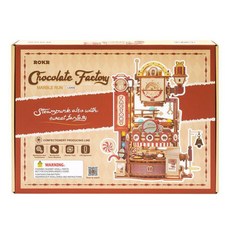 ROKR 立體木製組裝模型 巧克力工廠 LGA02, 1個