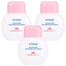 ATONO2 ATONO2 氧氣寶寶嬰幼兒爐甘石防曬霜 SPF50+ PA++++, 50ml, 3個