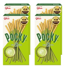 glico 格力高 Pocky 百奇 抹茶棒，全新麥粉 更脆更美味, 28g, 4盒