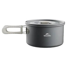 Naturehike 挪客 野行鋁合金鍋 1.7L CNK2450CF010 1個, 鋁合金 灰色