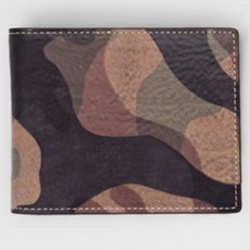 이탈펠 이태리 베지터블 카모플라쥬 패턴 천연소가죽 반지갑 PL14