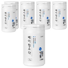 크리오 생활물가 베이킹소다 다목적 세정제, 1kg, 6개