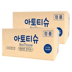 아토티슈 프리미엄 벌크형 플레인 건티슈 5kg, 55g, 3000매, 2박스