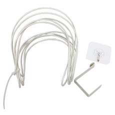 SHIMOYAMA 鐵藝帽子5層收納架, 亞光白, 1組