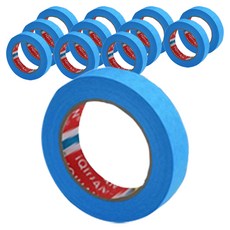 iQIHAN 藍色彩色遮蔽膠帶 20 mm x 20 m, 12個