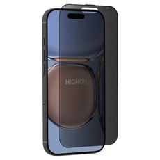 HIGHON 360度防窺防指紋鋼化玻璃保護貼 適用於iPhone 14 Pro, 1組