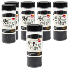 햇님마을 햇빛에 검게 그을린 검정깨, 105g, 6개