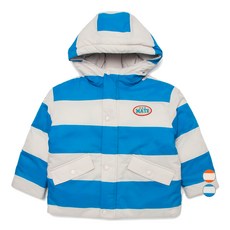 LaughingChild 兒童條紋防水鋪棉外套