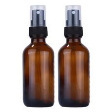 달모아 휴대용 유리 스프레이 분무기 분무타입 240ml, 갈색, 2개