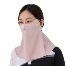 Bian 輕量涼感高爾夫口罩, 粉紅色