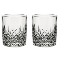 앞날창창 언더락 위스키 크리스탈 패턴 글라스 잔 원형, 2개
