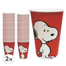 花生史努比彩色紙杯 390ml 50p, 50入, 2組