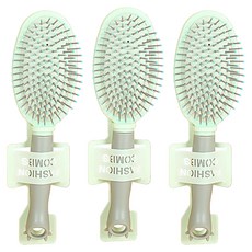 Bacogel 頭髮梳 髮刷 頭皮護理, 薄荷綠, 3個