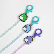 壓克力恐龍口罩掛繩 3入組