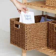 House Recipe PP 藤條 Ver 2 基本籃子 L, 棕色, 1個