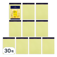 標準黃色便簽本 A4, 黃色, 30個, 50張