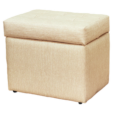 BuyJM MIT艾莉耐磨貓抓皮掀蓋椅, 米黃, 1個