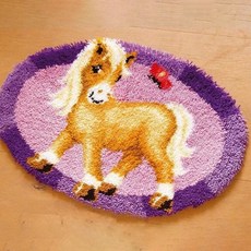 DIY技能刺繡套組46小馬, 1套, 混色