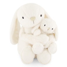 스너글버니즈 애착인형 프랭키 허깅 버니, 마시멜로우, 1개