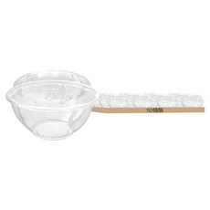 玫瑰PET透明盒 + 透明蓋 PB-24, 1套, 50個裝