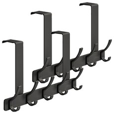 한봄누리 도어 행거후크 10구, 그레이, 2개