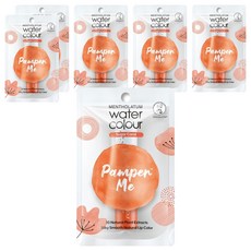 MENTHOLATUM 曼秀雷敦水彩潤唇膏，10種天然植物萃取，絲滑柔順天然唇色, 02 暖陽橙, 6支, 3g