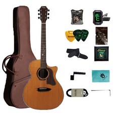 Gopher Wood 民謠吉他 + 贈品組, K330RCE, 1組, 原木棕色