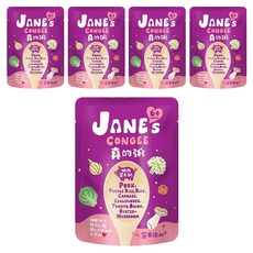 JANE's CONGEE 真的粥 豬肉紫米粥, 添加紫米, 6個月以上寶寶適用, 150g, 5包