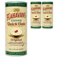 플라하반 퀵오리지날 오트밀 드럼, 500g, 3개