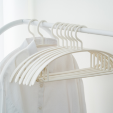 JMIL 無痕衣架, 白色, 10個