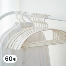 JMIL 無痕衣架, 白色, 60個