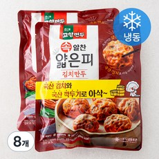 고향만두 속 알찬 얇은피 김치만두 (냉동), 360g, 8개