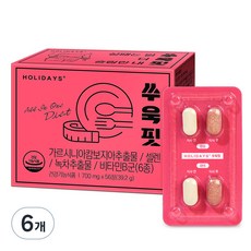 HOLIDAYS Ssukssuk Fit, 56顆, 6個