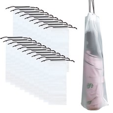 DOSell 防水雨傘袋組, 20個, 透明