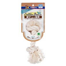 DoggyMan 多格漫 天然潔牙棉圈玩具 犬用, 卡其色, 1個