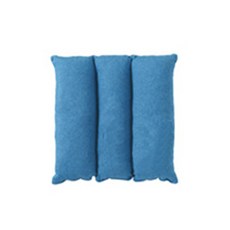 記憶乳膠拼接形素色坐墊