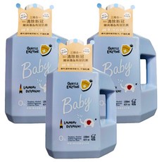 KU.KU Duckbill 酷咕鴨 Baby酵素洗衣精 溫和不刺激, 1.2L, 3瓶