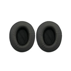 헤드폰 쿠션 이어패드 2p, 8.5cm x 10.3 cm, 블랙, 2개