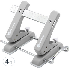 WHASHIN 425 2孔移動式簡易打孔器, 隨機出貨, 4個