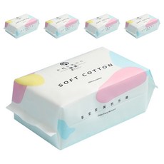 保柔 洗臉巾 100張 5包, 珍珠紋, 1組