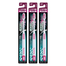LION 獅王 Systema 細潔 護齦牙刷 超極細毛 小巧薄型刷頭, 1入, 3支