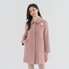올포유 여성용 브로치 싱글 기본 코트 ALCTN9311-403