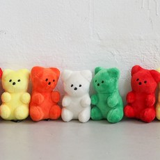 바잇미 반려동물 젤리곰 장난감 5종 세트, 혼합색상, 1세트