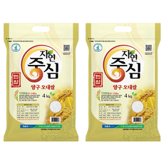 농협 자연중심 오대쌀 백미, 4kg, 2개, 상등급