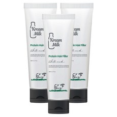 크림밀크 단백질 극손상모 고영양 헤어 필러, 80ml, 3개