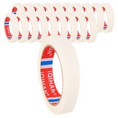 iQIHAN 彩色遮蔽膠帶白色 25 mm x 20 m, 20個