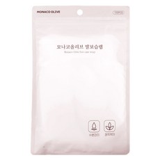 MONACO OLIVE 足部保濕衛生套, 100個, 透明色